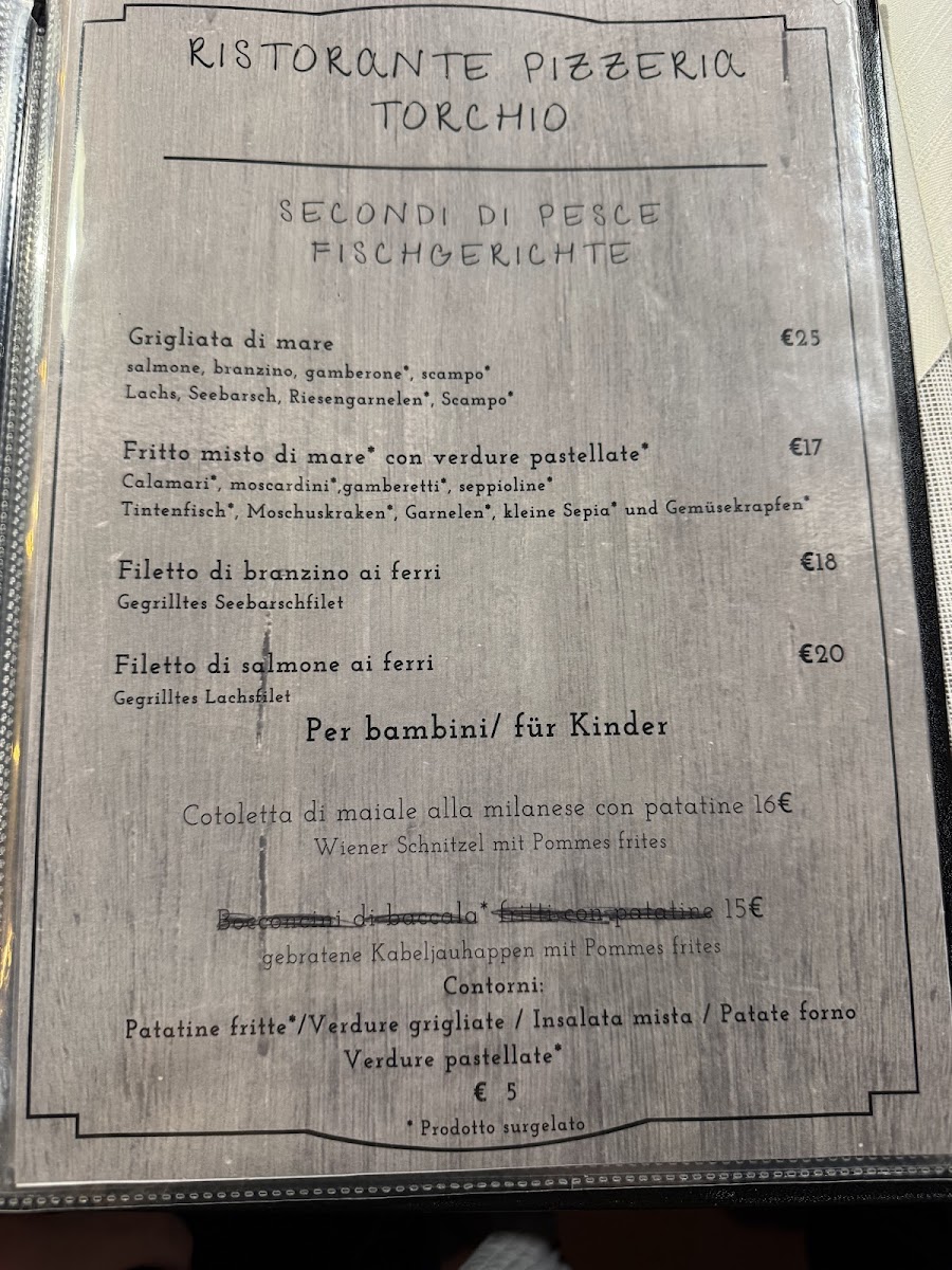 Ristorante Pizzeria Torchio Photo Menu 1
