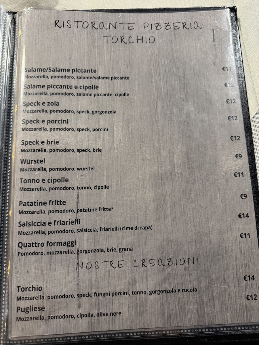 Ristorante Pizzeria Torchio Photo Menu 2