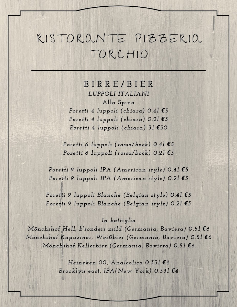 Ristorante Pizzeria Torchio Photo Menu 9
