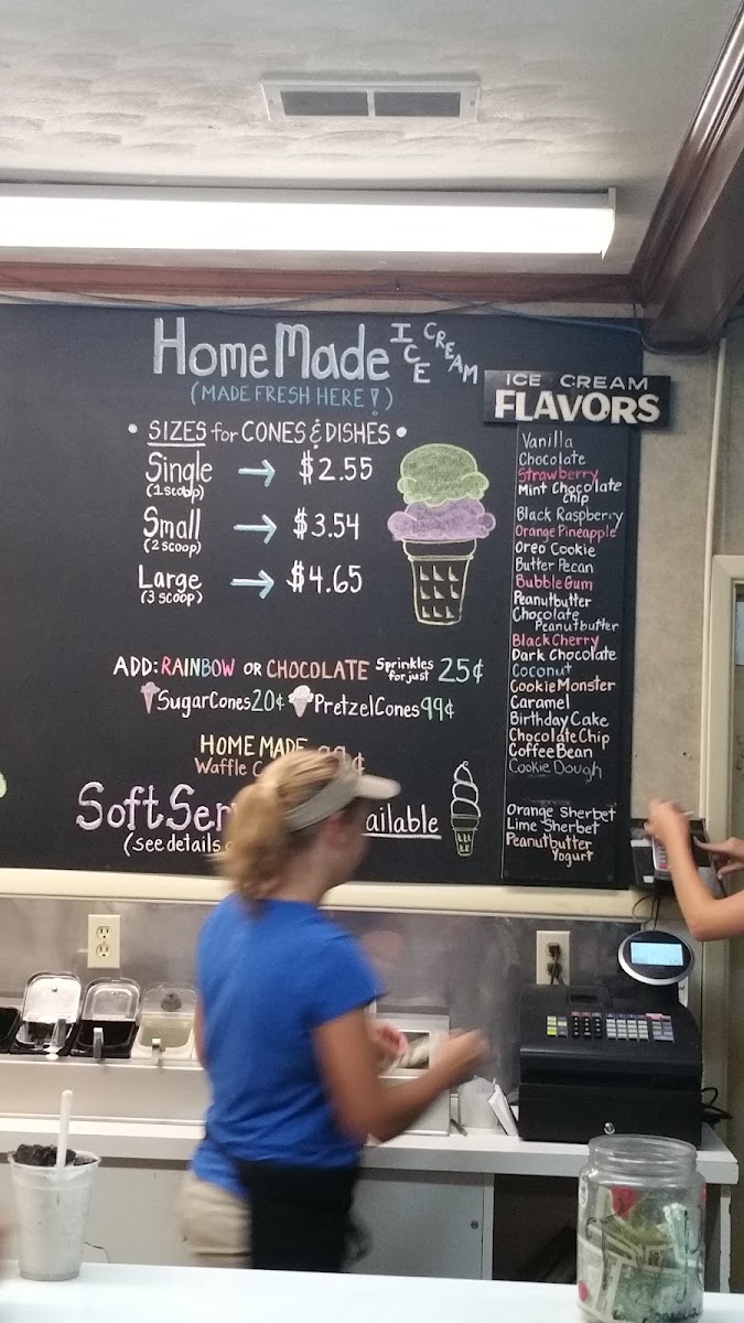 Bill Mack's Ice Cream Photo Menu 9