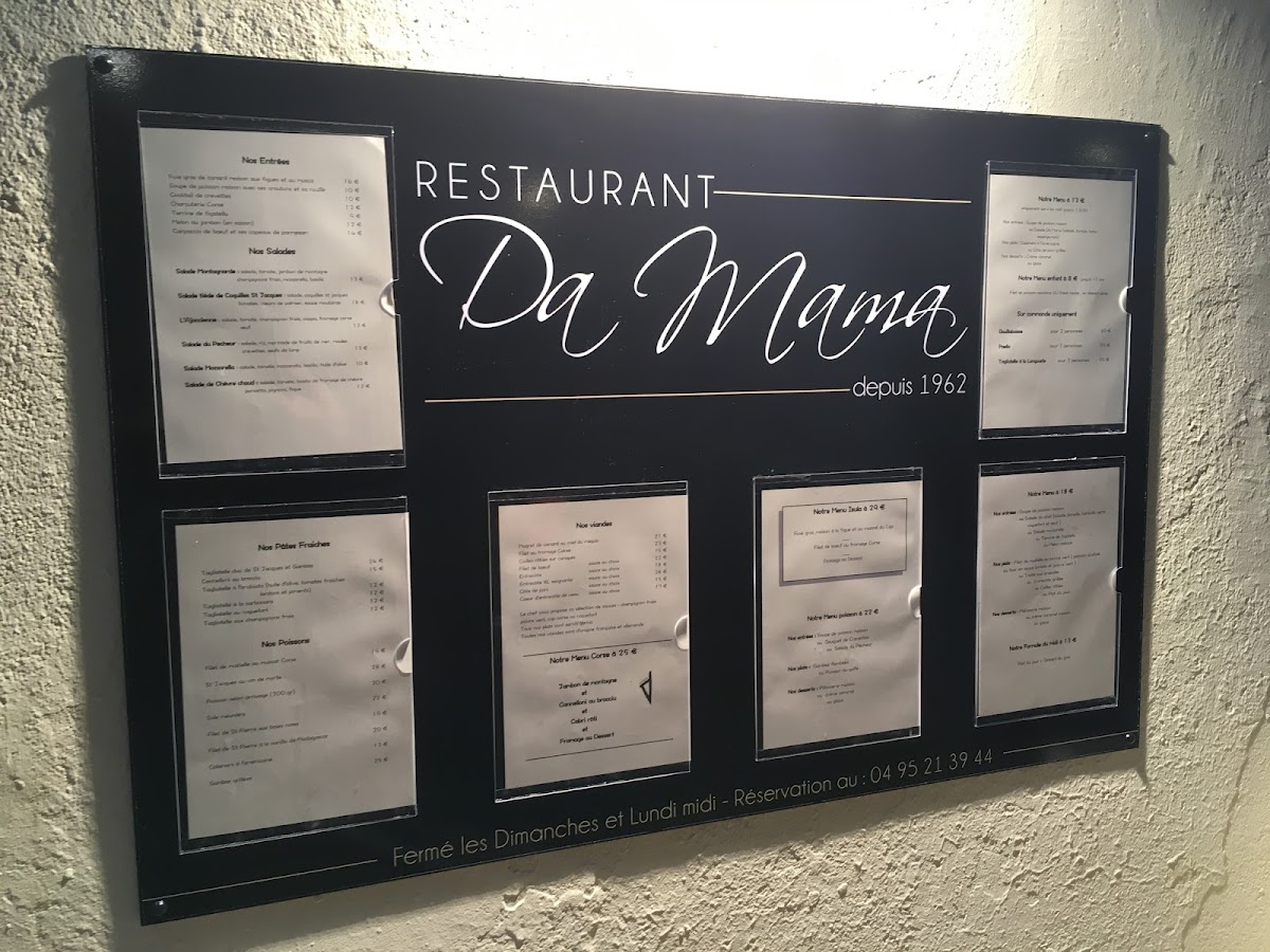 Restaurant Da Mamma Photo Menu 9
