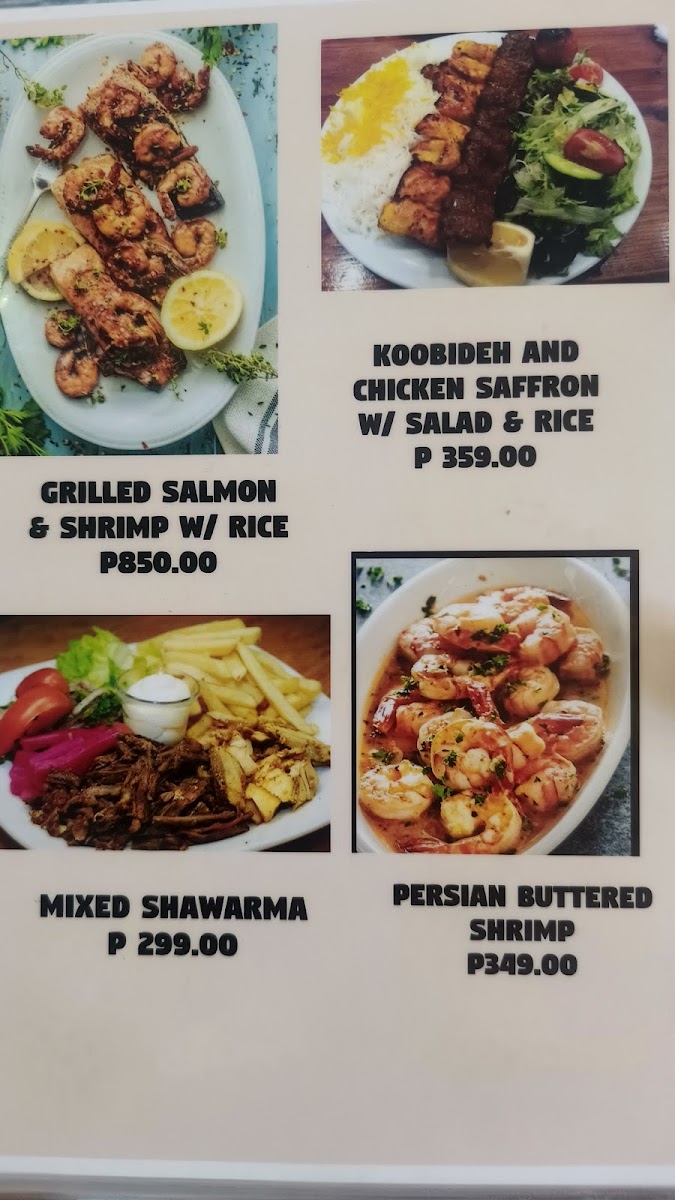 Persia Wrap Photo Menu 9