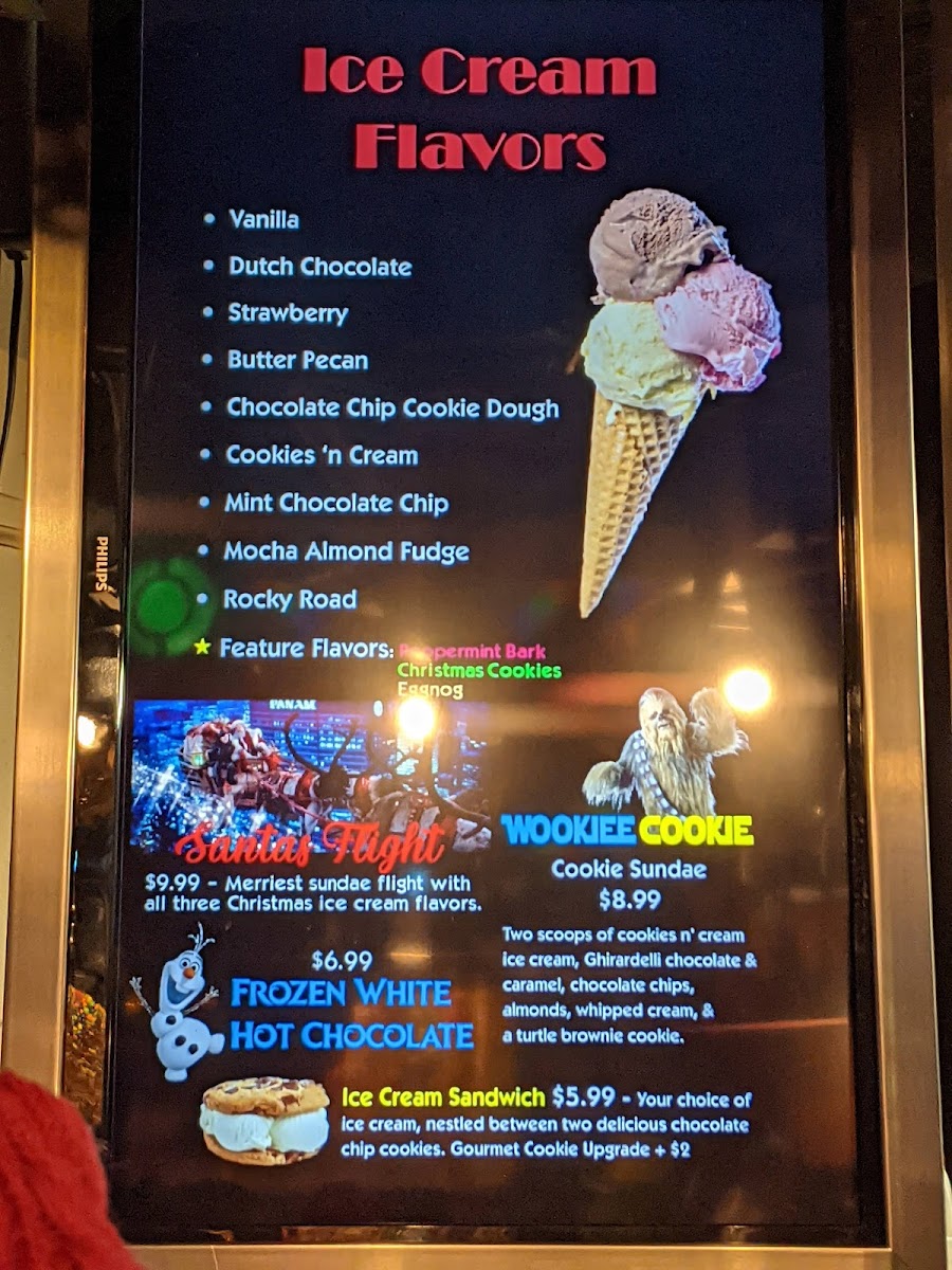 Capitol Theatre Coffee & Ice Cream Parlor Photo Menu 4