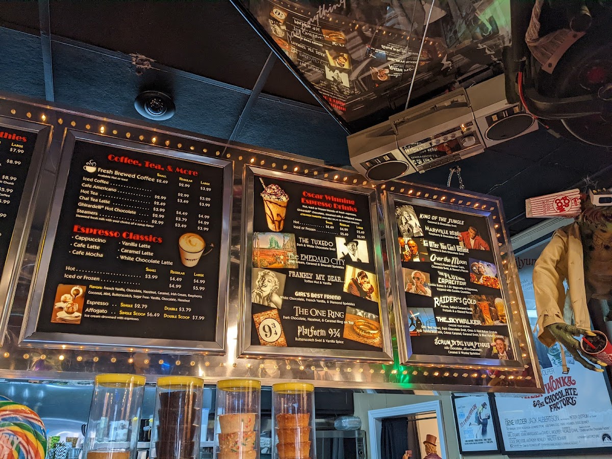Capitol Theatre Coffee & Ice Cream Parlor Photo Menu 6