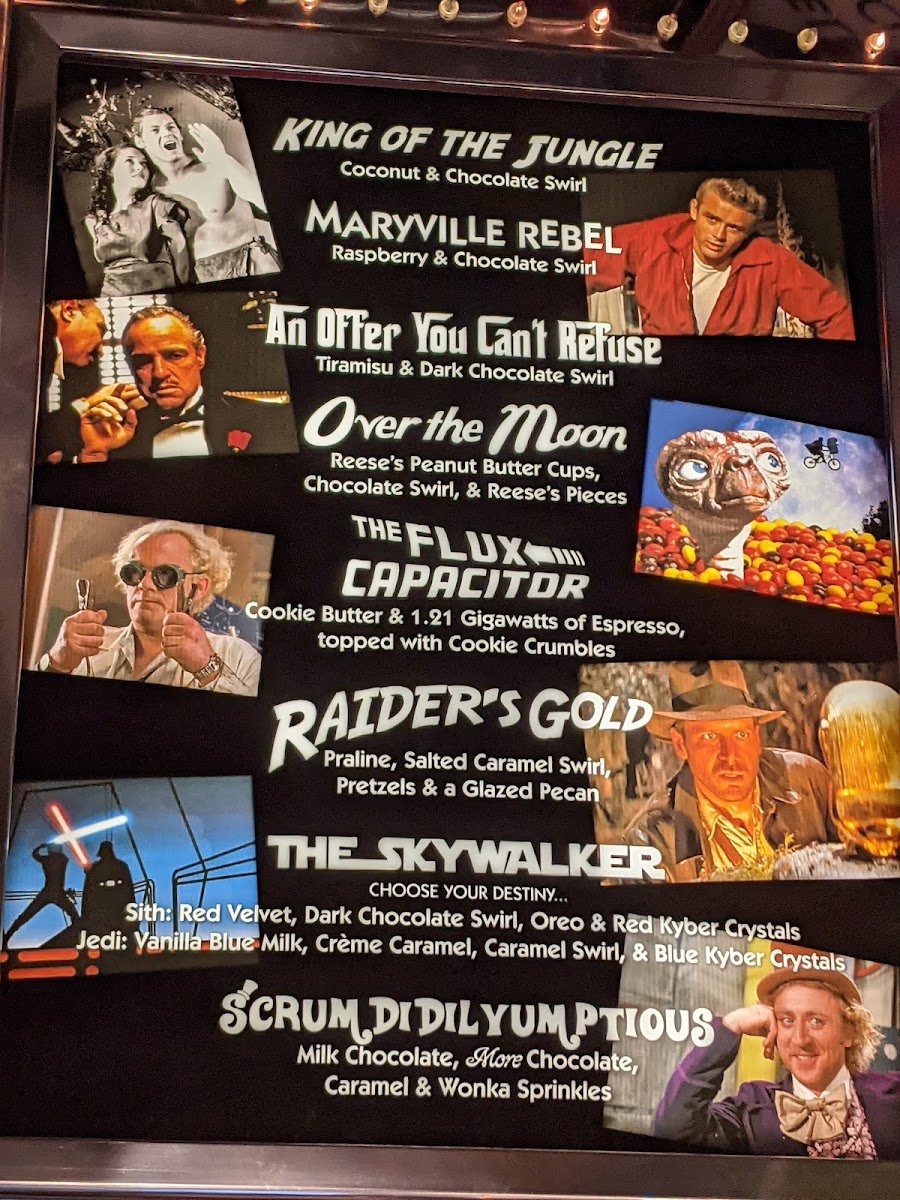 Capitol Theatre Coffee & Ice Cream Parlor Photo Menu 8