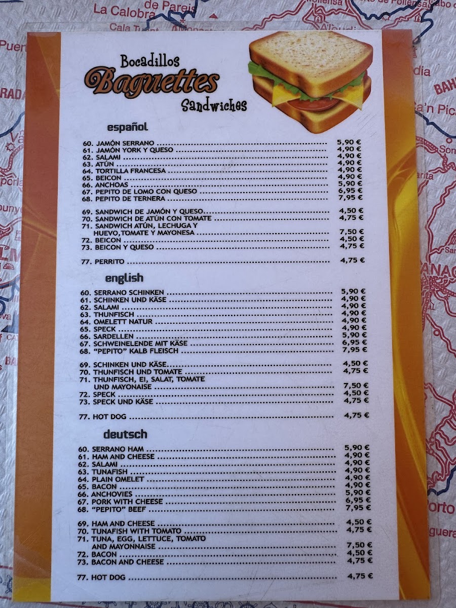 Cafeteria Marisa Photo Menu 6