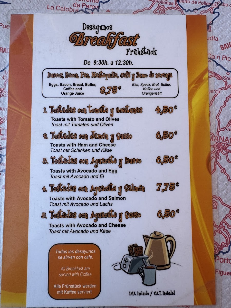 Cafeteria Marisa Photo Menu 7