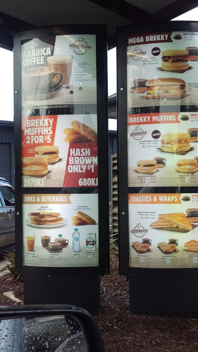Hungry Jack's Burgers Port Adelaide Photo Menu 3
