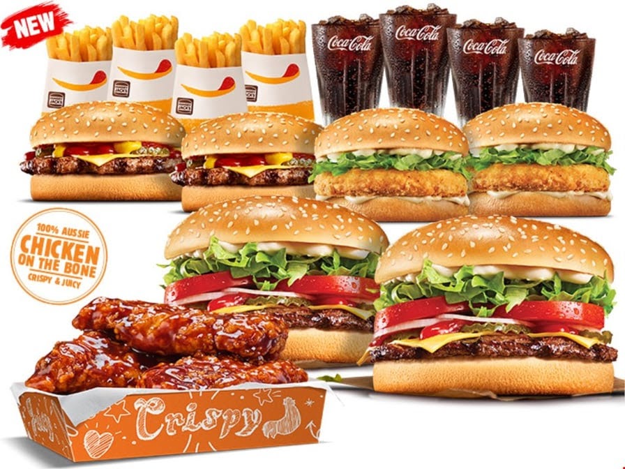 Hungry Jack's Burgers Port Adelaide Photo Menu 4