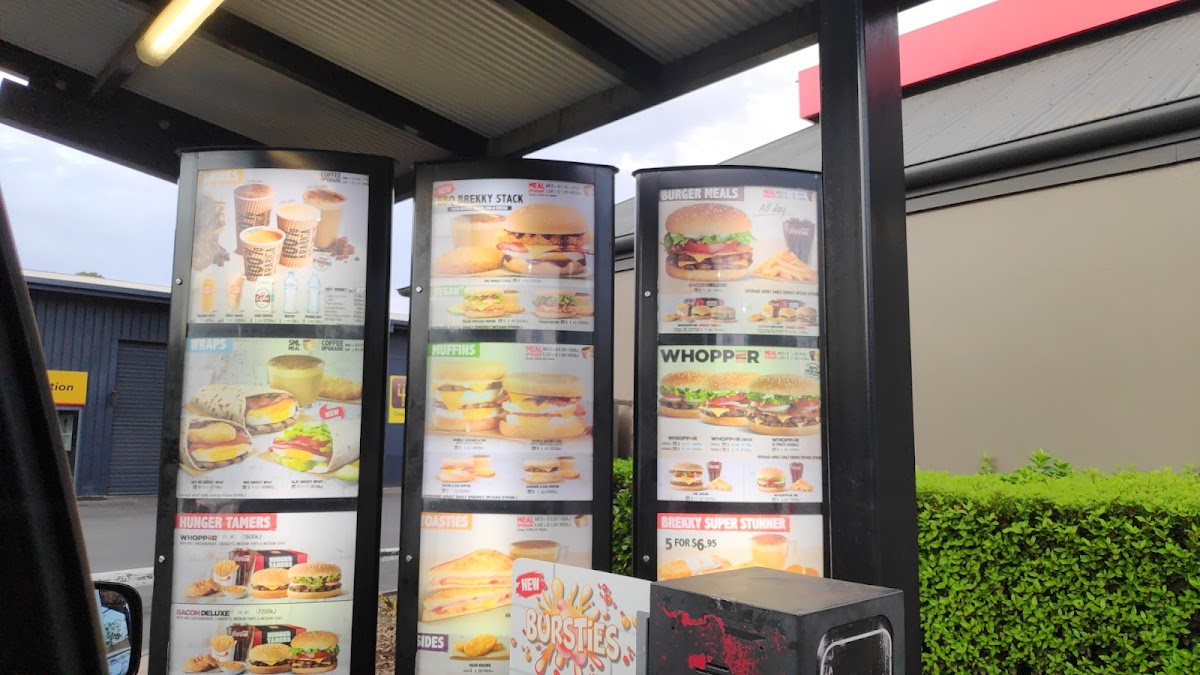Hungry Jack's Burgers Port Adelaide Photo Menu 6