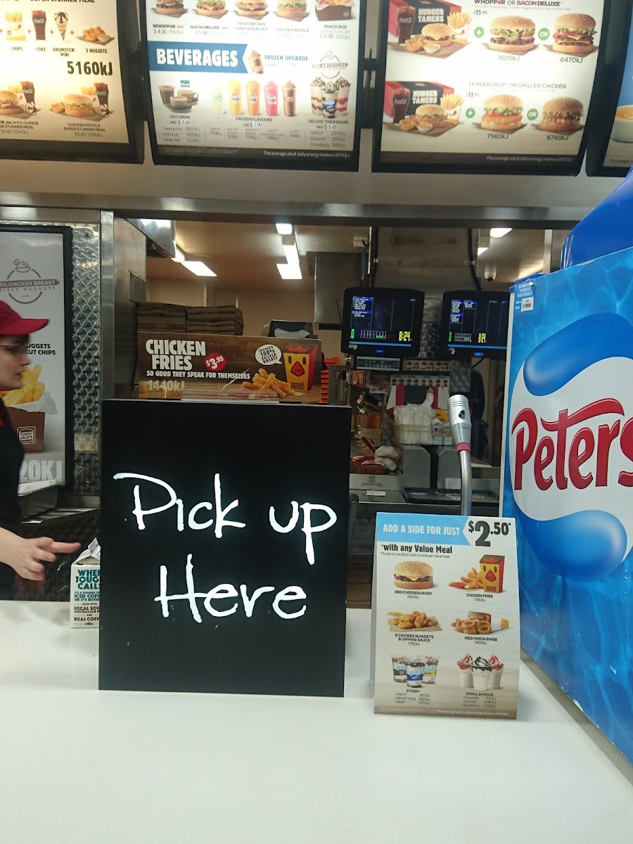 Hungry Jack's Burgers Port Adelaide Photo Menu 8