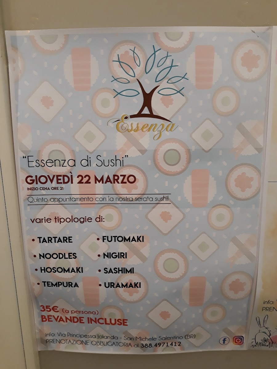Essenza Photo Menu 5