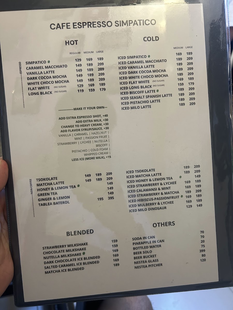 Café Espresso Simpatico Photo Menu 8