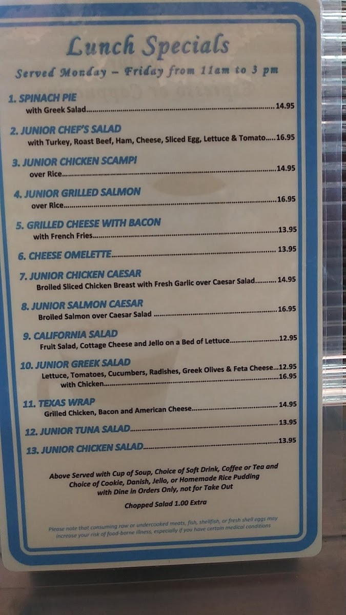 Empire Diner Photo Menu 5