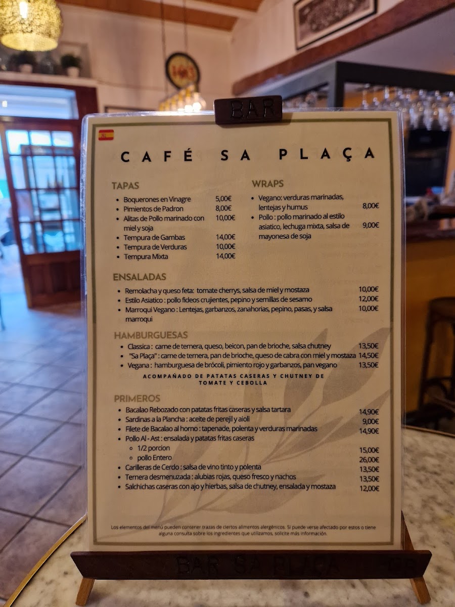 Cafè sa Plaça Photo Menu 8