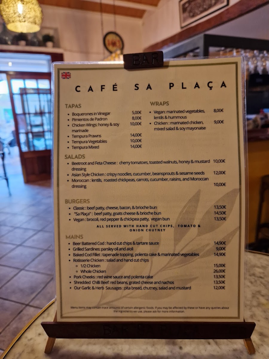 Cafè sa Plaça Photo Menu 9