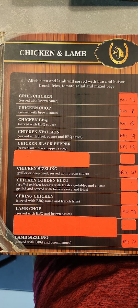 Stable Steak House Kg Baru Photo Menu 6