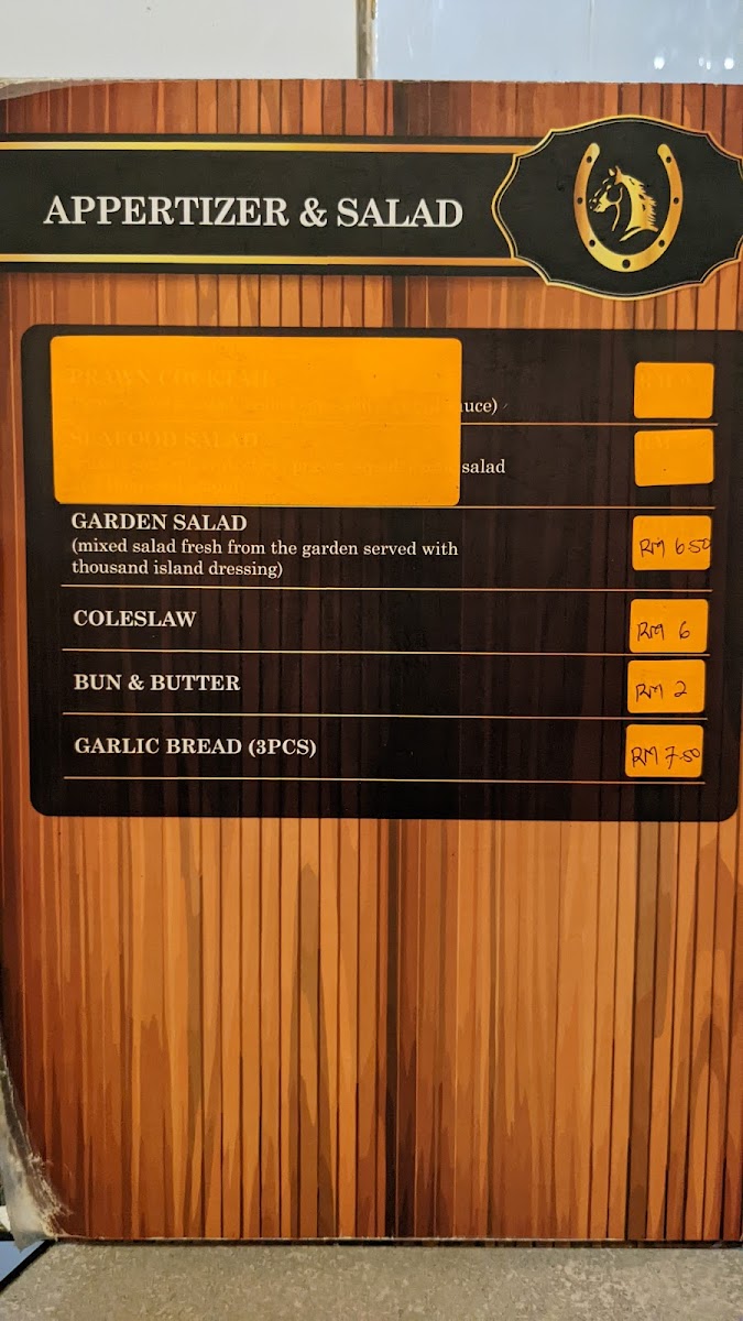 Stable Steak House Kg Baru Photo Menu 7