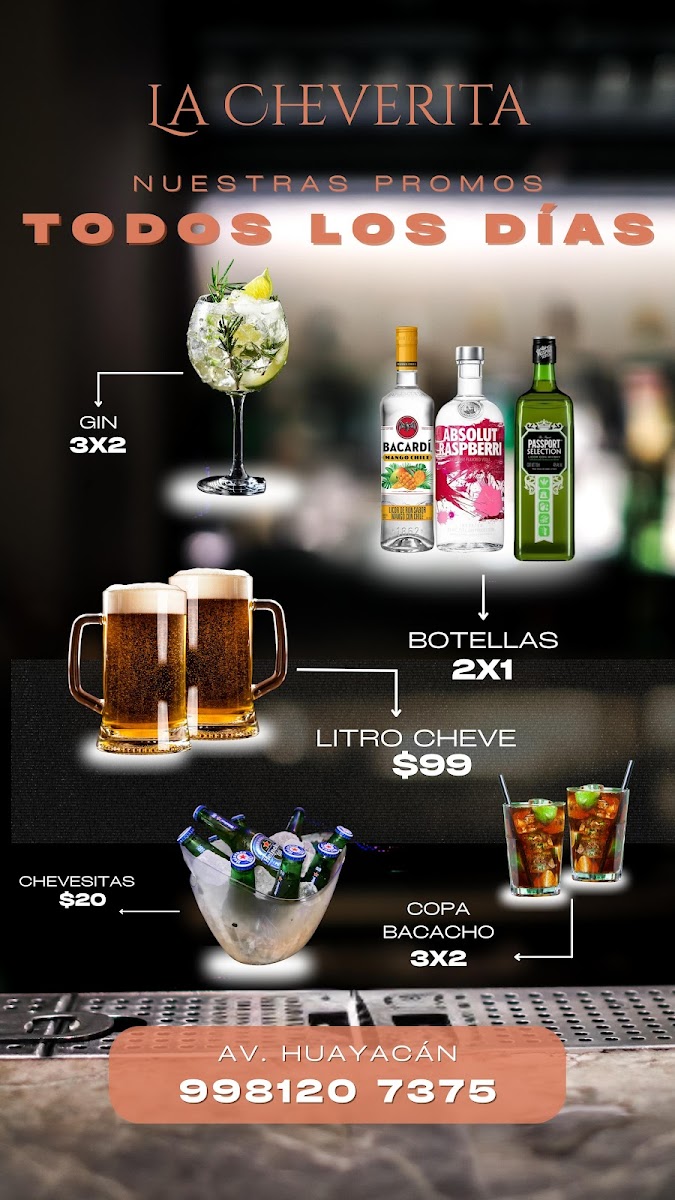 La Cheverita Fish & Chelas | Mariscos | Micheladas | Karaoke | DJ Photo Menu 1