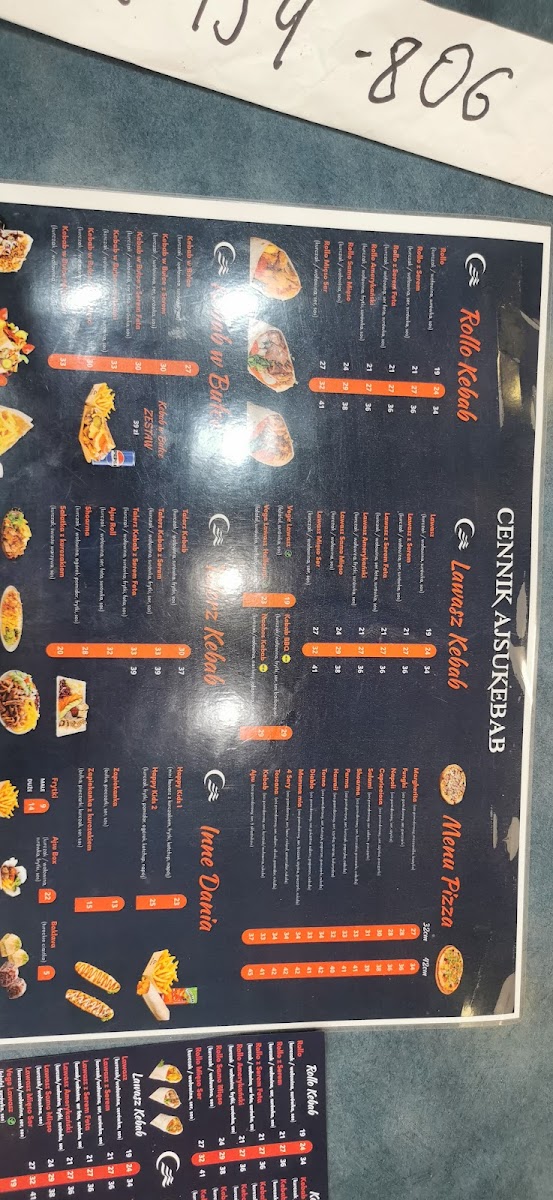AJSU KEBAB Najlepszy Kebab Photo Menu 1