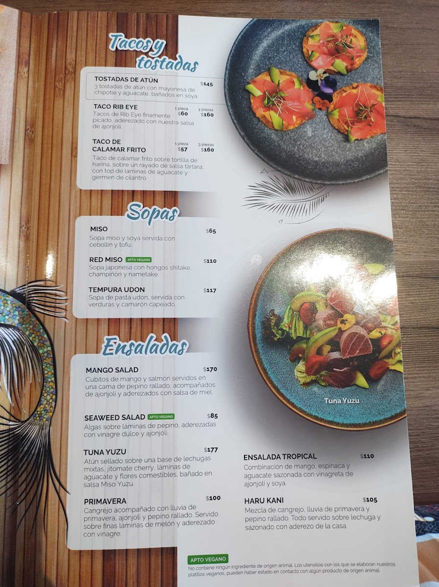 Mr. Sushi Colosio Photo Menu 1