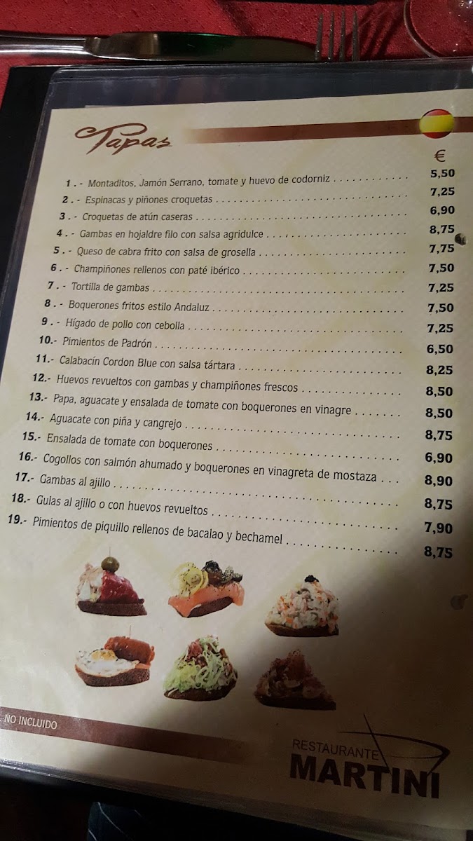 Restaurante Martini Photo Menu 3