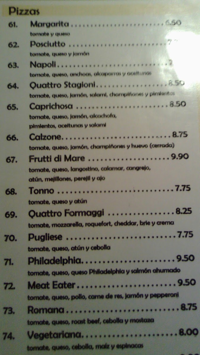 Restaurante Martini Photo Menu 4