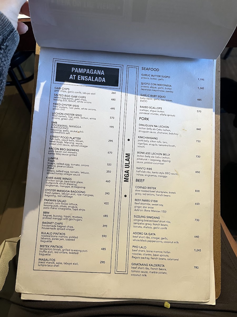 Locavore Photo Menu 2