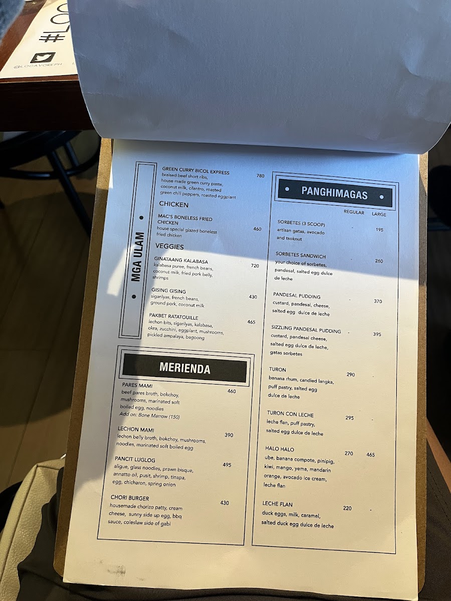 Locavore Photo Menu 5