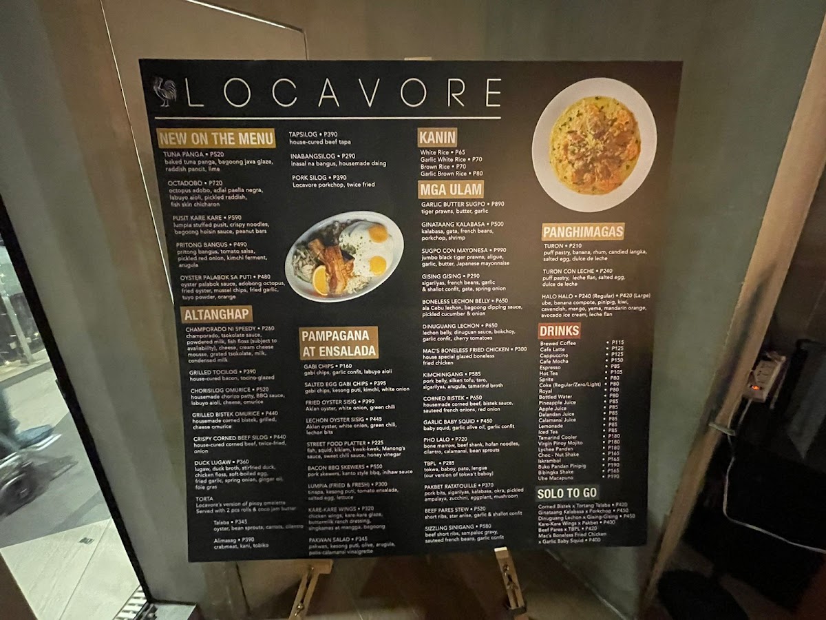 Locavore Photo Menu 7