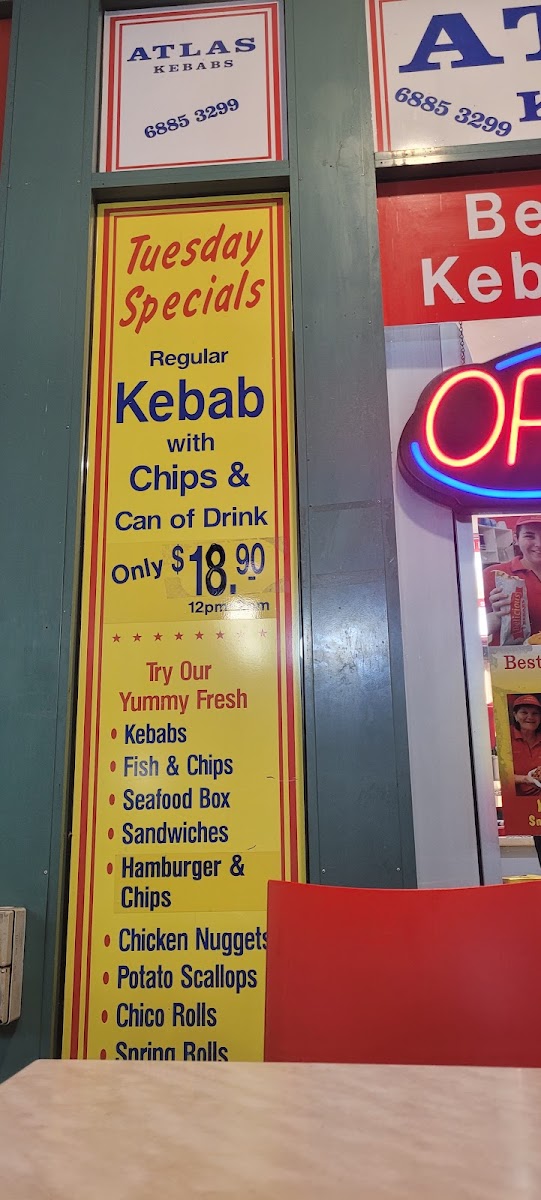 Atlas Kebabs Photo Menu 1
