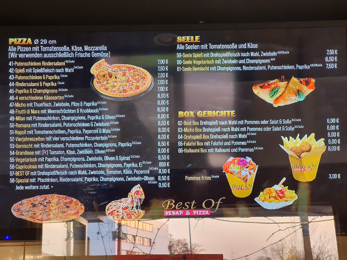 Best of Kebap & Pizza Photo Menu 1