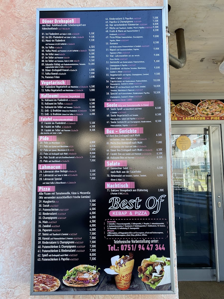 Best of Kebap & Pizza Photo Menu 2