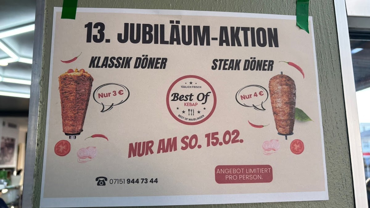 Best of Kebap & Pizza Photo Menu 4