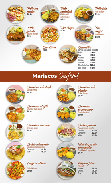 Mi Pais Family Restaurant Photo Menu 5