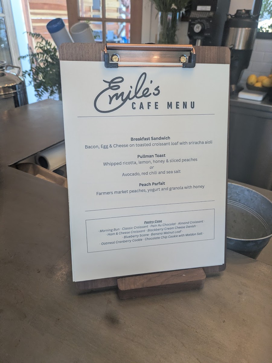 Emile's Cafe Photo Menu 7