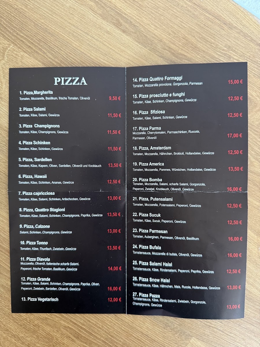 Holzofen Pizzeria Photo Menu 6
