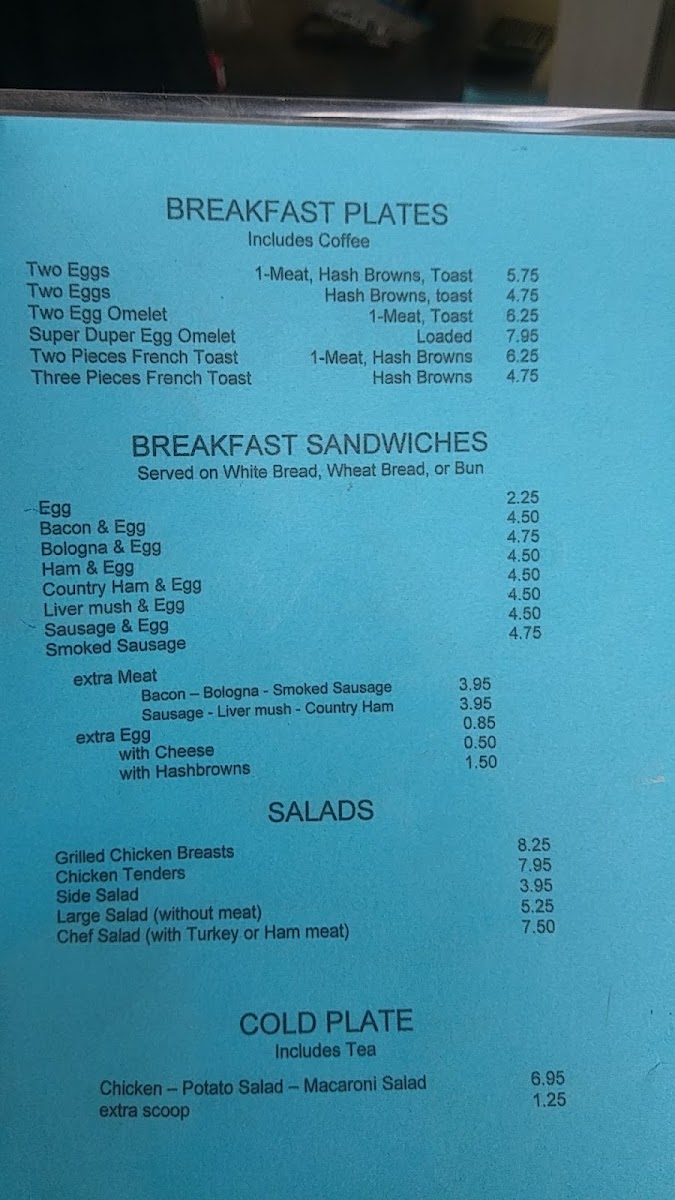 Dixie Grill & Grocery Photo Menu 8