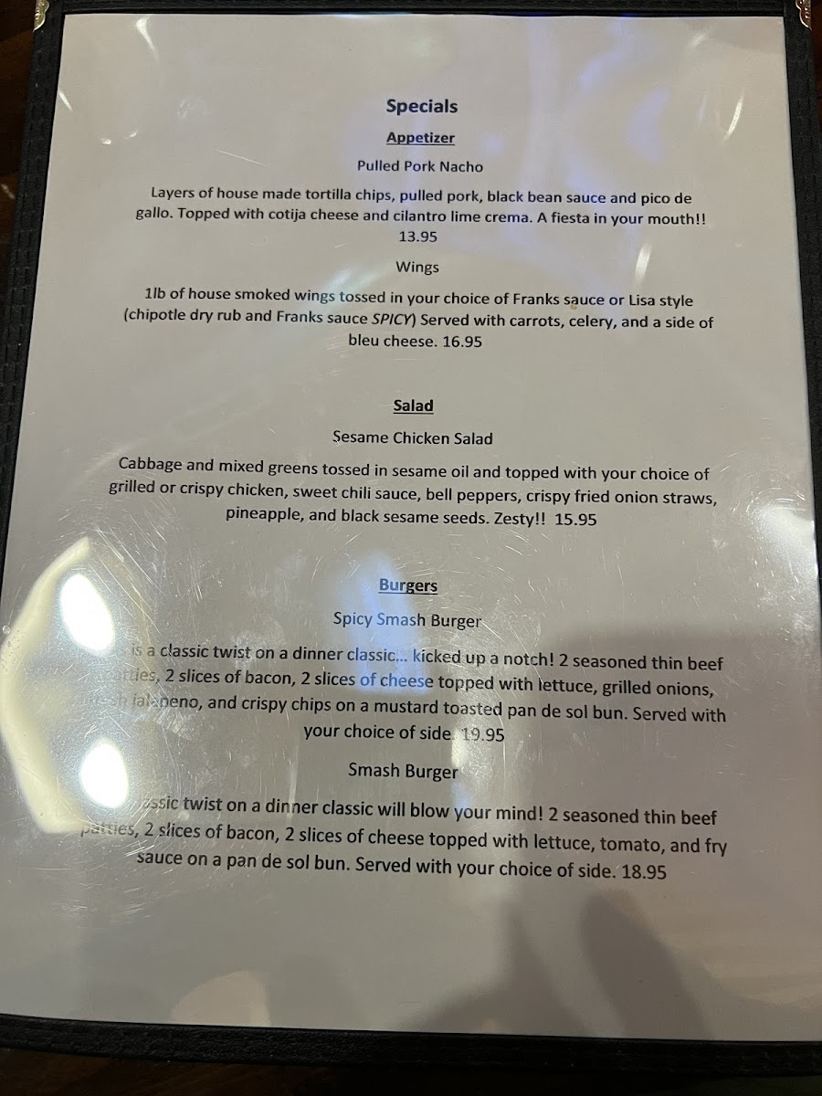 Rivertap Restaurant and Pub Photo Menu 10