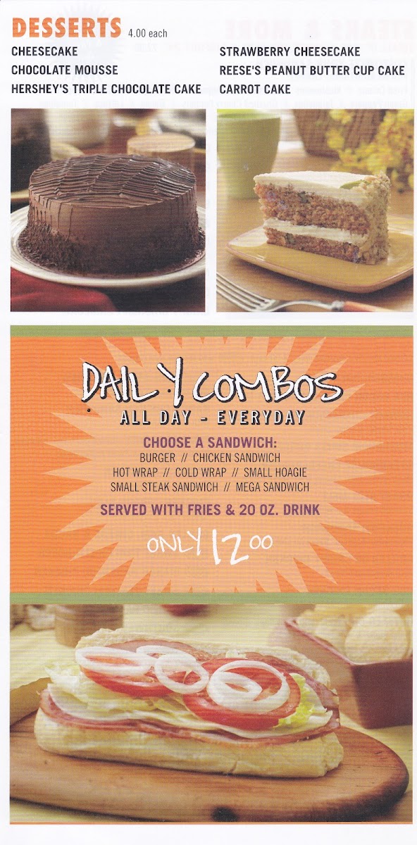 BIGFOOT'S EXPRESS Photo Menu 6
