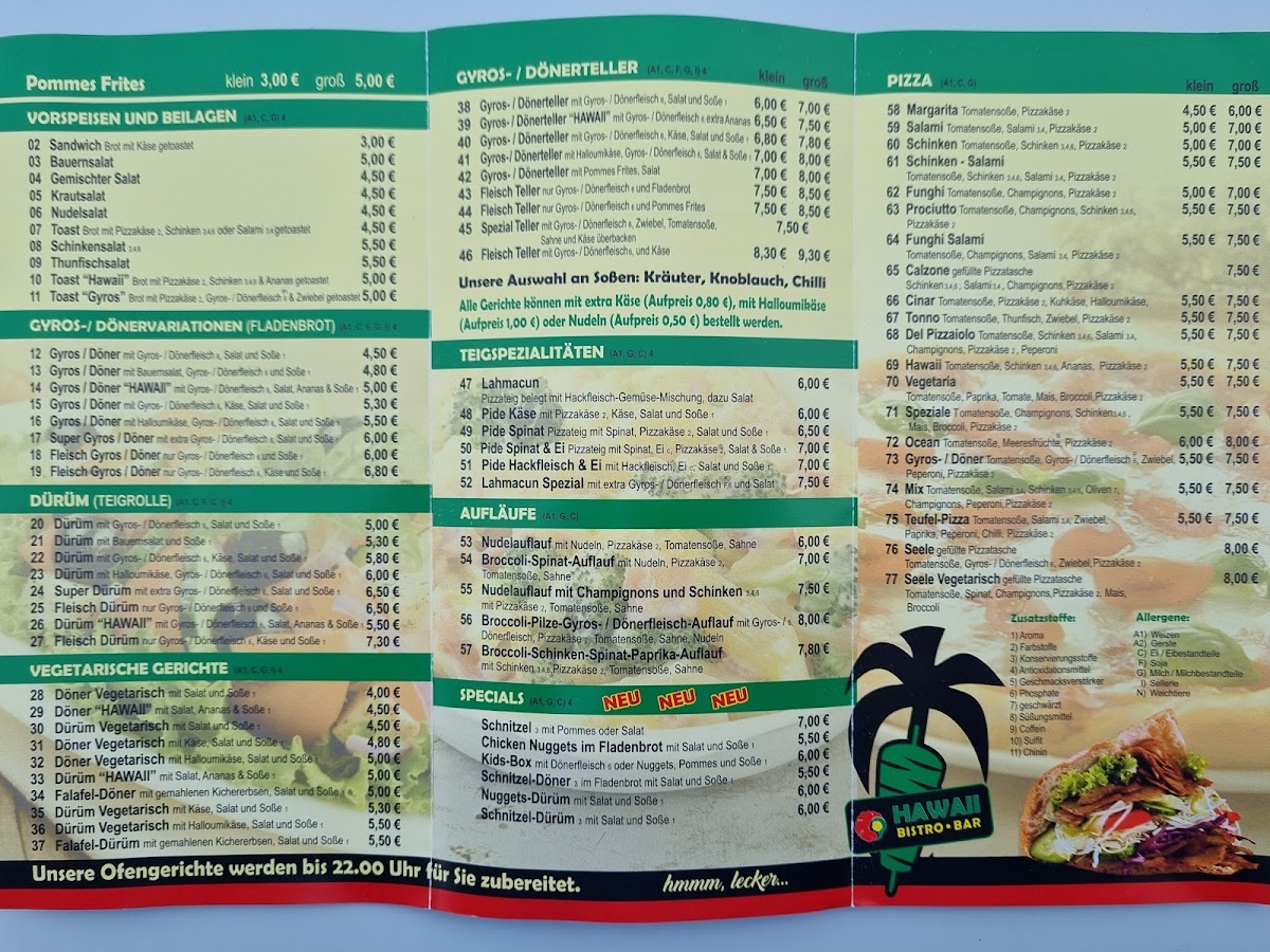 HAWAII-BISTRO-BAR-SOHLAND Photo Menu 2