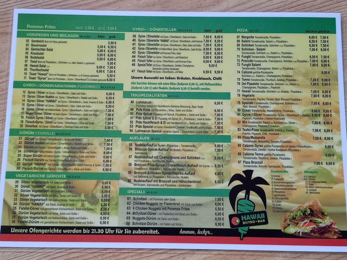 HAWAII-BISTRO-BAR-SOHLAND Photo Menu 3
