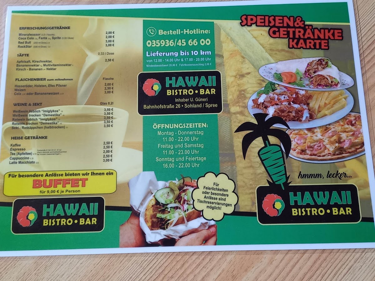 HAWAII-BISTRO-BAR-SOHLAND Photo Menu 4