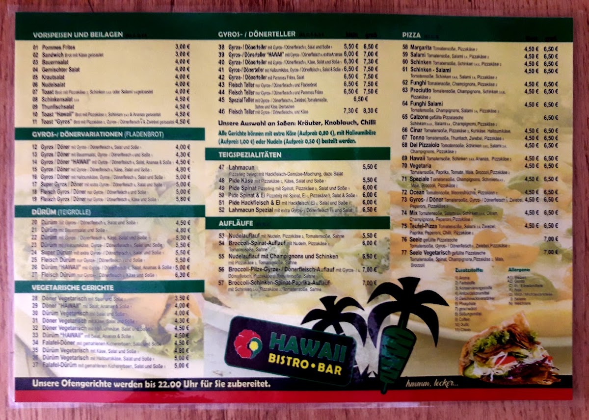 HAWAII-BISTRO-BAR-SOHLAND Photo Menu 5