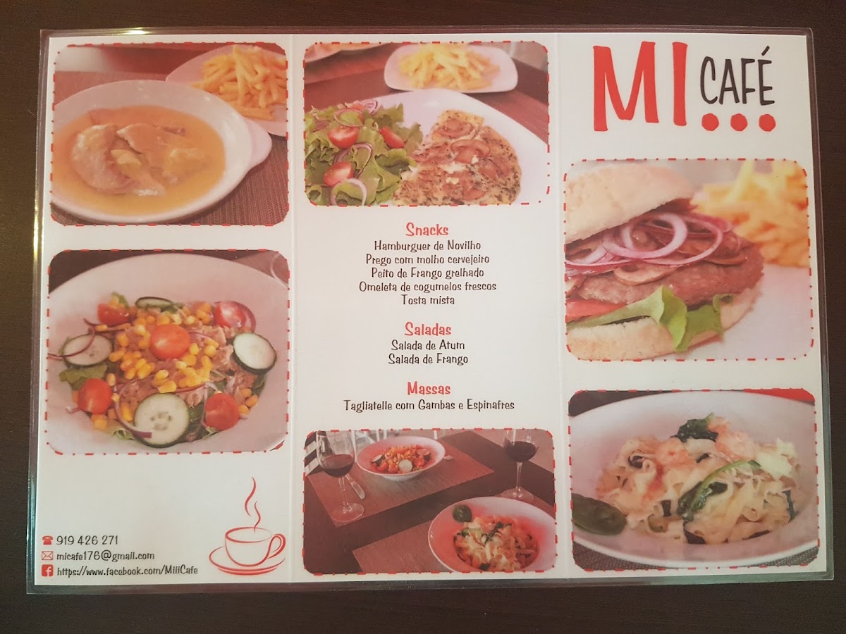 Mi... Café Photo Menu 1
