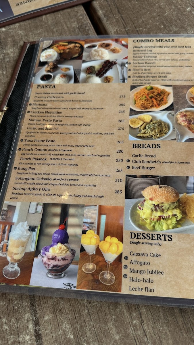 Rosario's Cafe and Restaurant Photo Menu 2