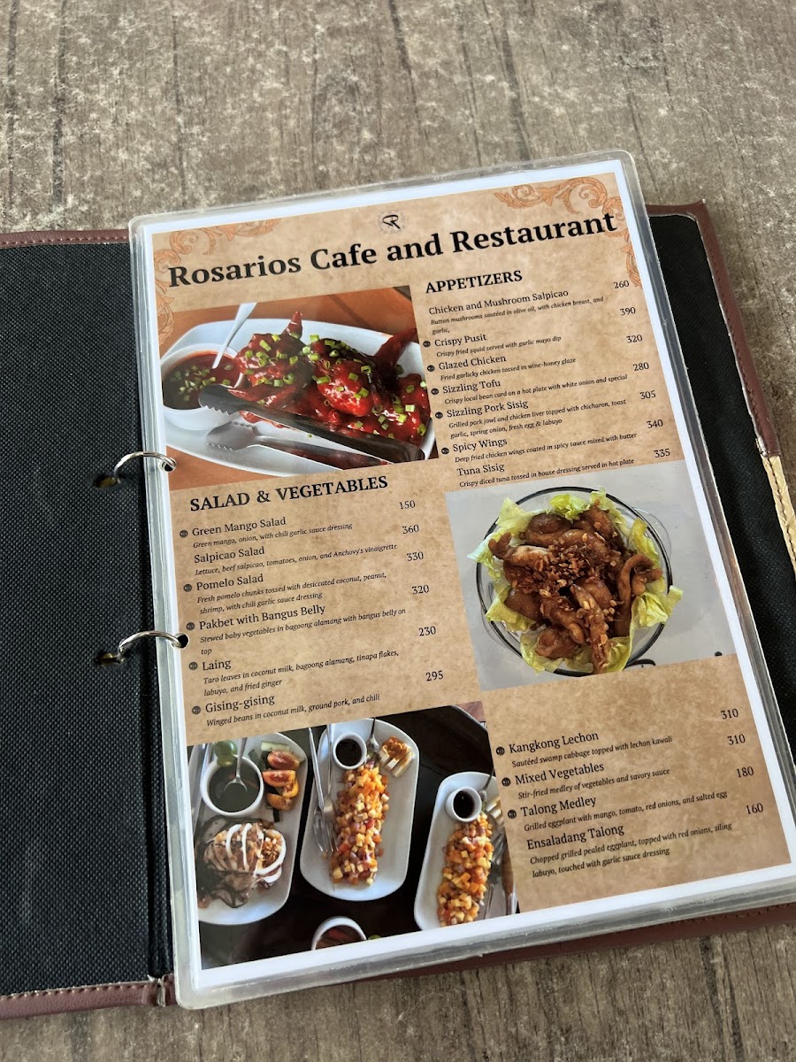 Rosario's Cafe and Restaurant Photo Menu 5