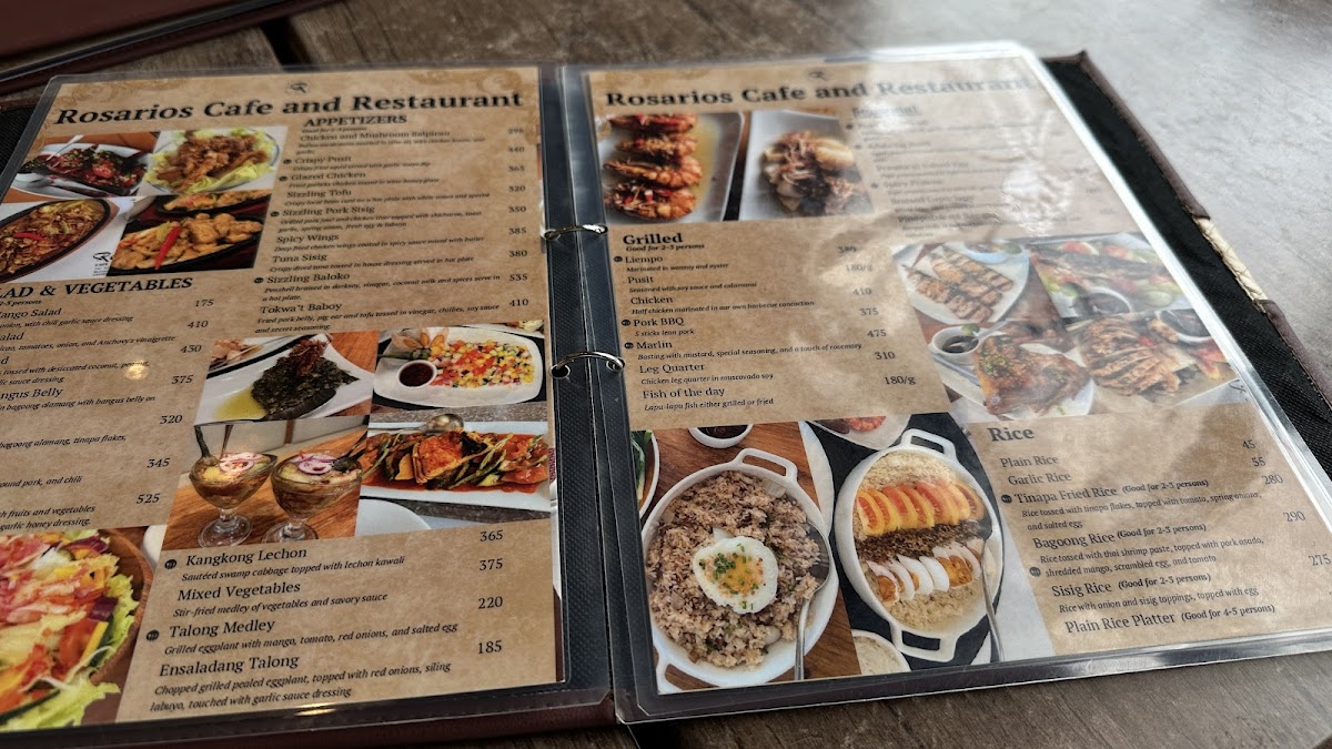 Rosario's Cafe and Restaurant Photo Menu 6