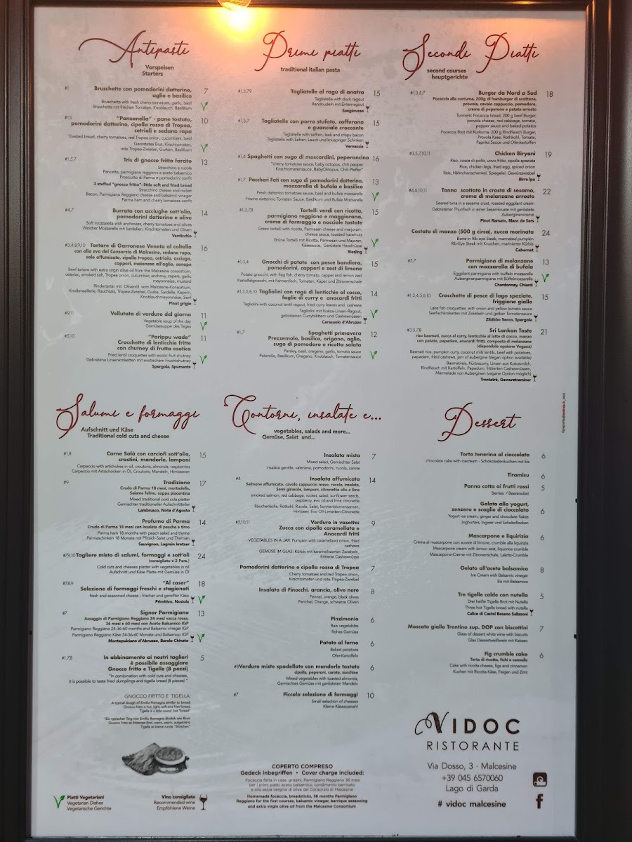 Vidoc Photo Menu 1
