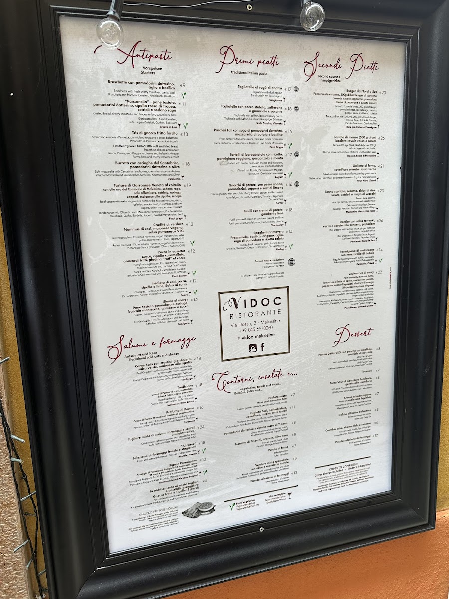 Vidoc Photo Menu 2